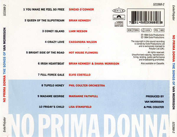Various : No Prima Donna (The Songs Of Van Morrison) (CD)