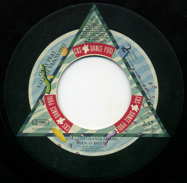 O.K. Featuring Valérie Vannobel : 1.2.3.4. Une Grande Affaire (7", Single)
