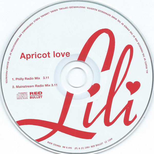 Lili (10) : Apricot Love (CD, Single)