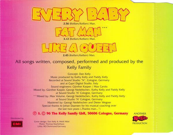 The Kelly Family : Every Baby (CD, Maxi)