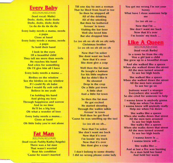 The Kelly Family : Every Baby (CD, Maxi)