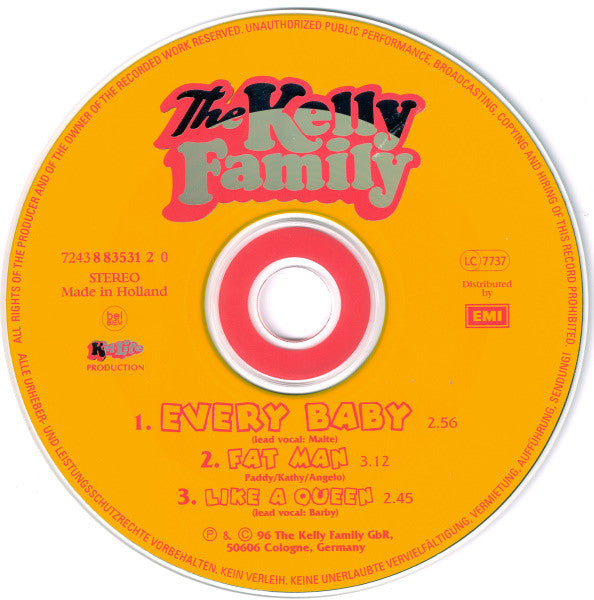 The Kelly Family : Every Baby (CD, Maxi)