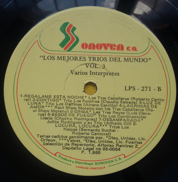 Various : Los Mejores Trios Del Mundo - Vol 3 (LP, Comp)