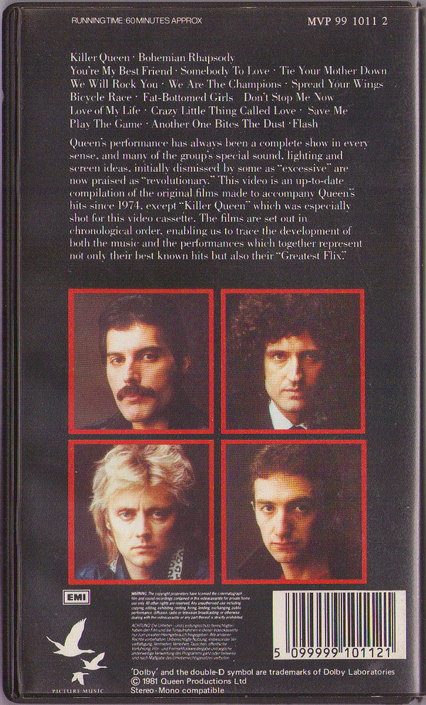 Queen : Greatest Flix (VHS, Comp, PAL)