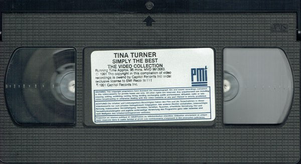 Tina Turner : Simply The Best - The Video Collection (VHS, Comp, PAL)