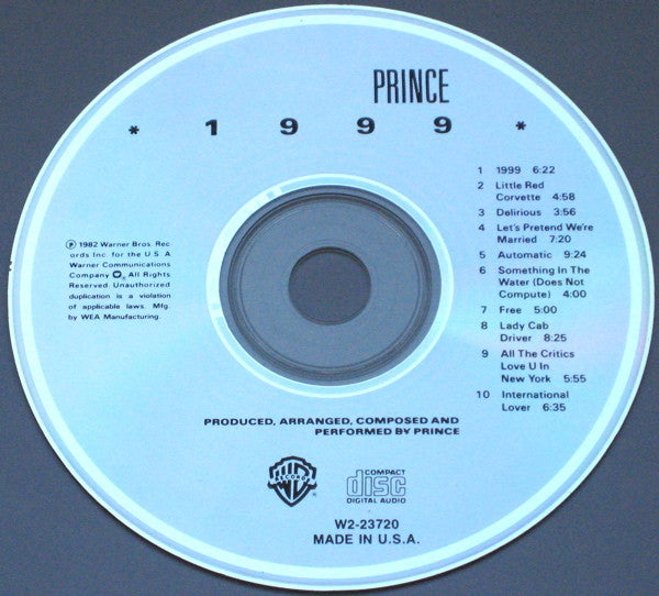 Prince : 1999 (CD, Album, Club, RE)