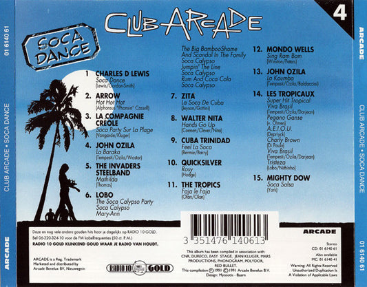 Various : Club Arcade 4 - Soca Dance (CD, Comp)