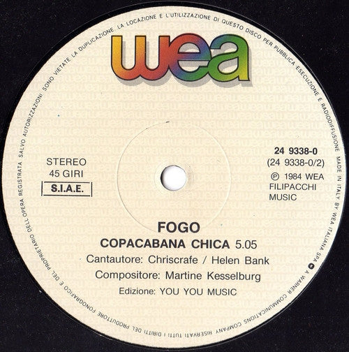 Fogo (2) : Copacabana Chica (12")