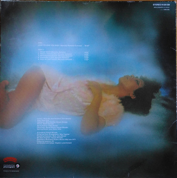 Donna Summer : Love To Love You Baby (LP, Album, RE)