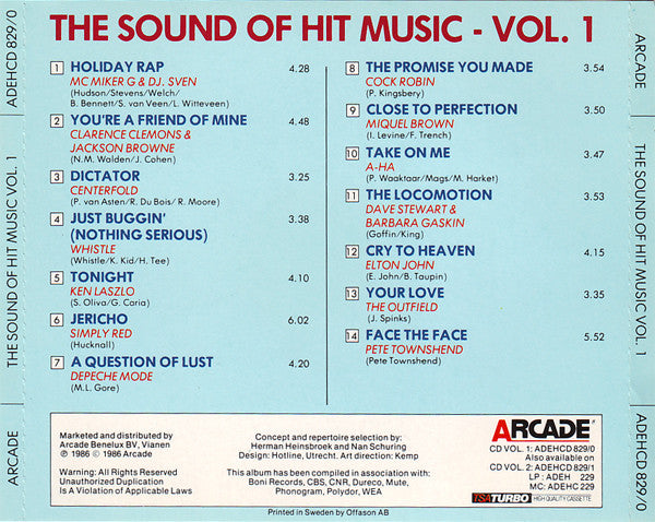 Various : The Sound Of Hit Music Volume 1 (CD, Comp)