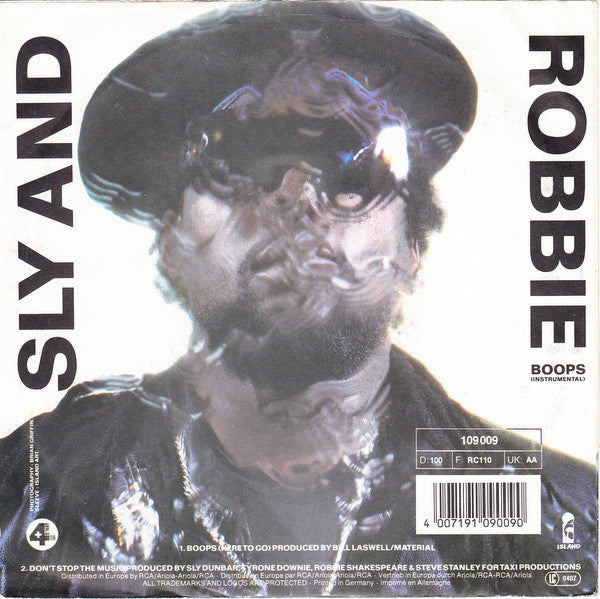 Sly & Robbie : Boops (Here To Go) (7", Single)