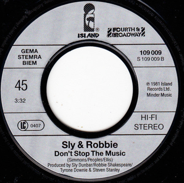 Sly & Robbie : Boops (Here To Go) (7", Single)