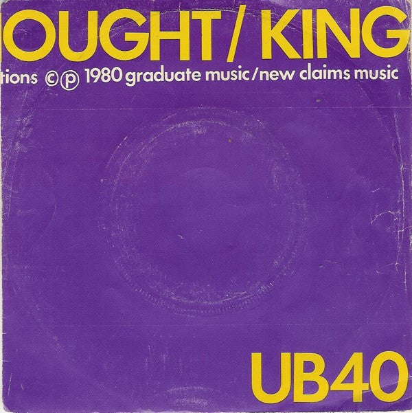 UB40 : Food For Thought / King (7", Single)