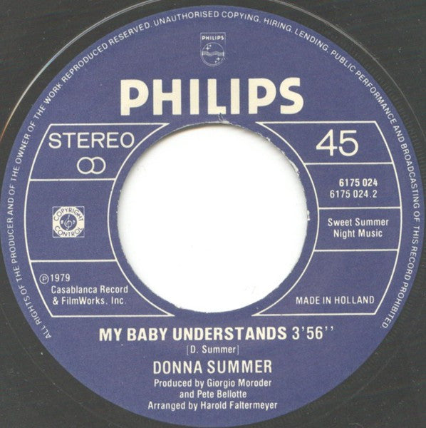 Donna Summer / Barbra Streisand : No More Tears (Enough Is Enough) (7")
