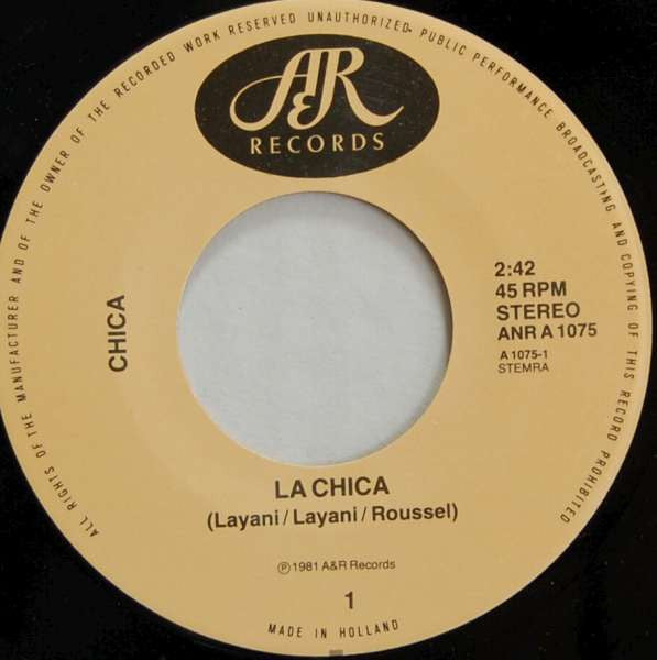 Chica (6) : La Chica (7", Single)