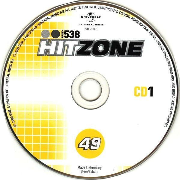 Various : Radio 538 Hitzone 49 (2xCD, Comp)