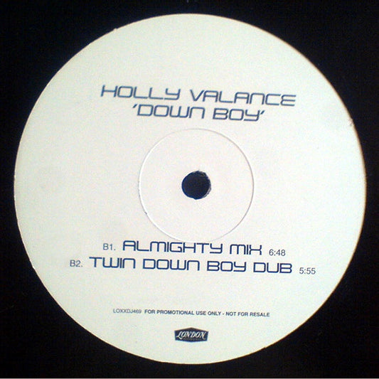 Holly Valance : Down Boy (12", Promo)