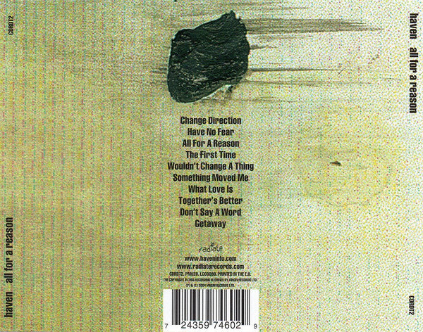 Haven : All For A Reason (CD, Album)