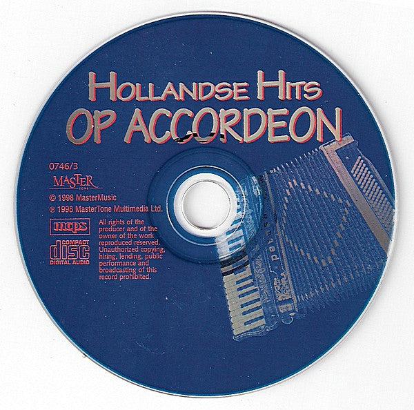 Unknown Artist : Hollandse Hits Op Accordeon (CD, Album)