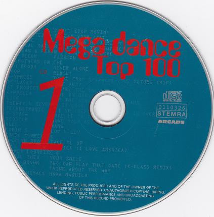 Various : Mega Dance Top 100 - 2 (4xCD, Comp, M/Print)