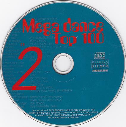 Various : Mega Dance Top 100 - 2 (4xCD, Comp, M/Print)