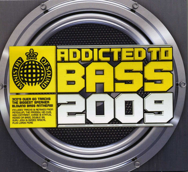 Various : Addicted To Bass 2009 (3xCD, Mixed)