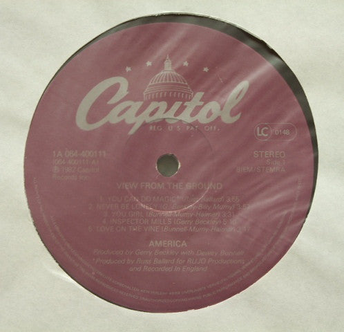America (2) : View From The Ground (LP, Album)