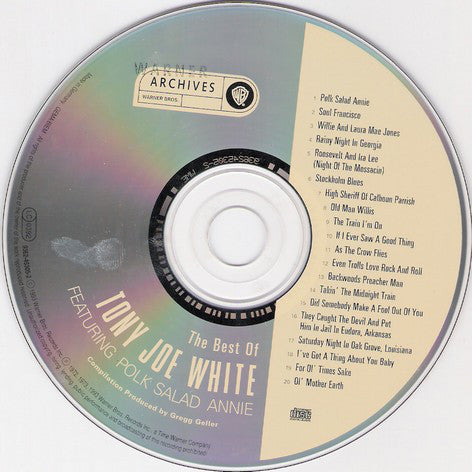 Tony Joe White : The Best Of Tony Joe White Featuring Polk Salad Annie (CD, Comp)