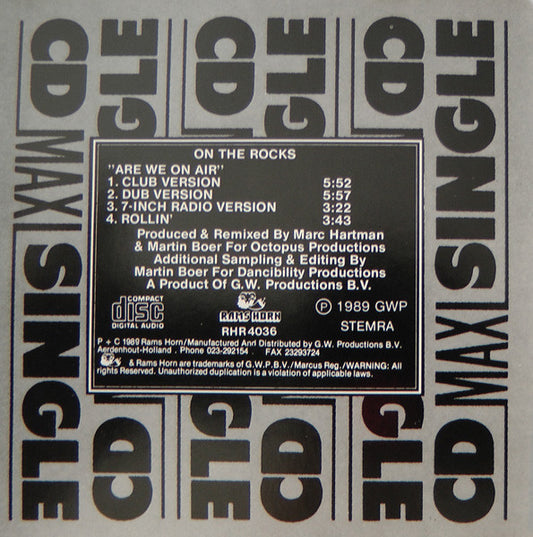 On The Rocks (2) : Are We On Air (CD, Maxi)