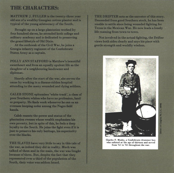 Various : White Mansions · A Tale From The American Civil War 1861-1865 (CD, Album, RE)