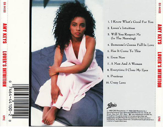 Amy Keys : Lover's Intuition (CD, Album)