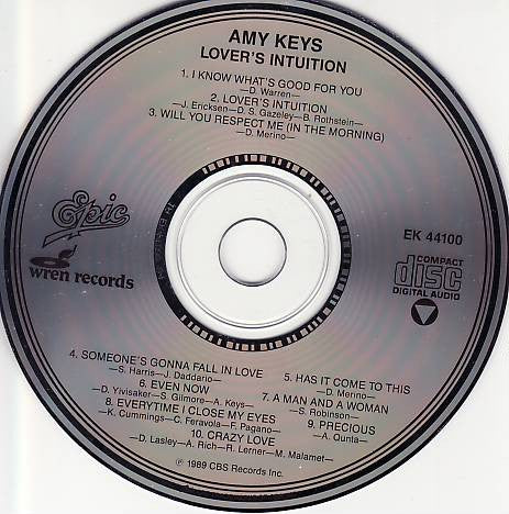 Amy Keys : Lover's Intuition (CD, Album)