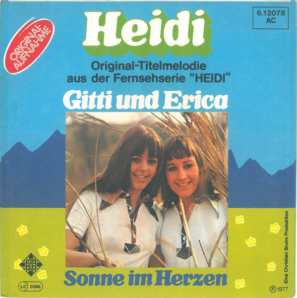Gitti & Erika : Heidi (7", Single)