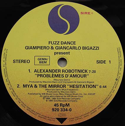 Various : Fuzz Dance (12", Maxi)