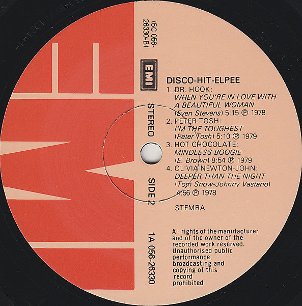 Various : Disco Hitelpee (Lange Disco Versies) (LP, Comp)