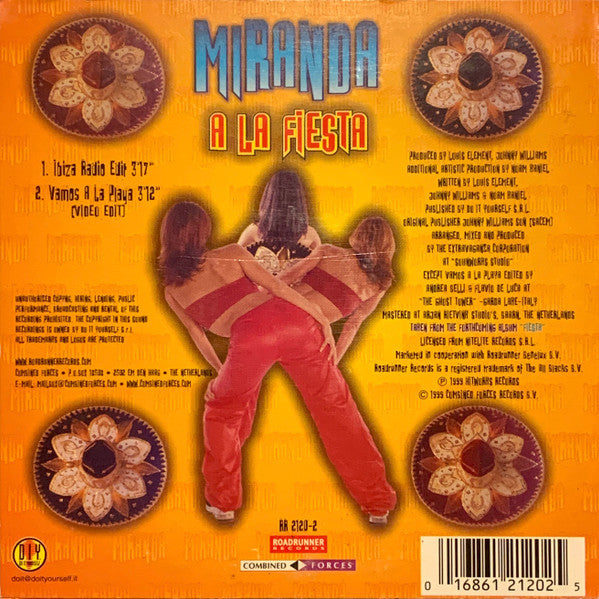 Miranda (5) : A La Fiesta (CD, Single)