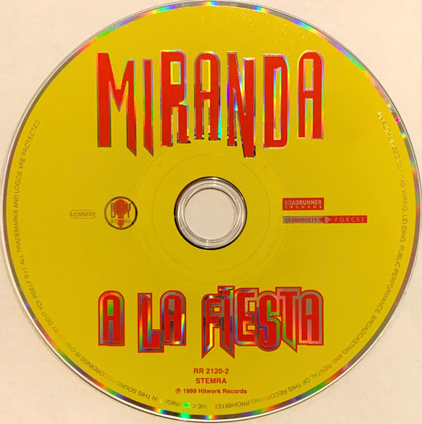 Miranda (5) : A La Fiesta (CD, Single)