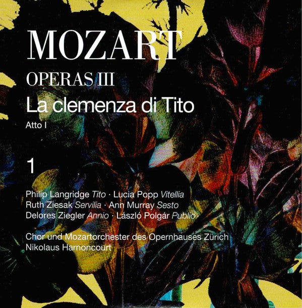 Wolfgang Amadeus Mozart, Nikolaus Harnoncourt : Operas III: La Clemenza di Tito - Die Zauberflöte - Idomeneo - Die Entführung Aus Dem Serail (9xCD, Album, Comp + Box)