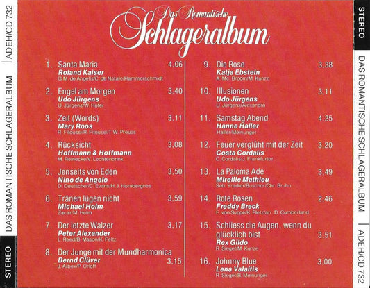 Various : Das Romantische Schlageralbum (CD, Comp)