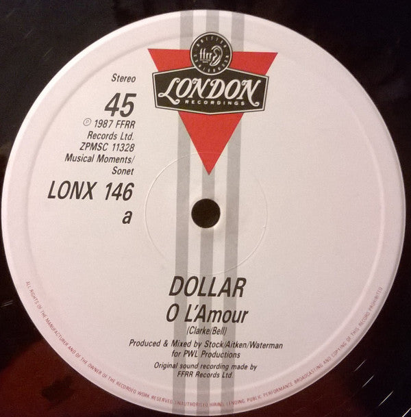Dollar : O L'Amour (12")