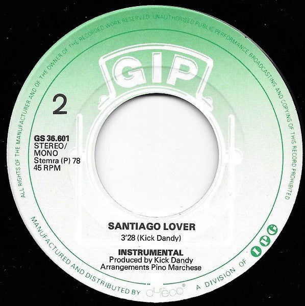 Emly Starr Explosion : Santiago Lover (7", Single)