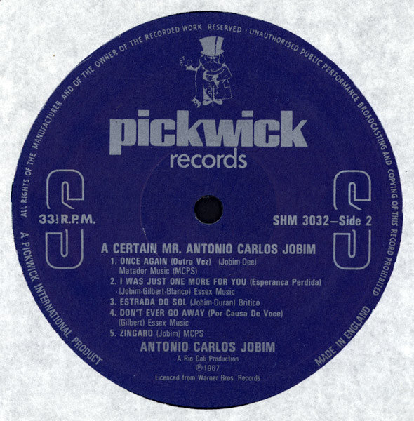 Antonio Carlos Jobim : A Certain Mister Antonio Carlos Jobim (LP, Album, RE)
