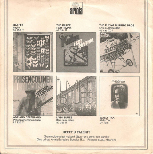 Alvin Stardust : You You You (7", Single)