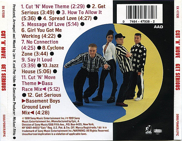 Cut 'N' Move : Get Serious (CD, Album)