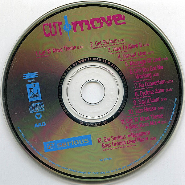 Cut 'N' Move : Get Serious (CD, Album)