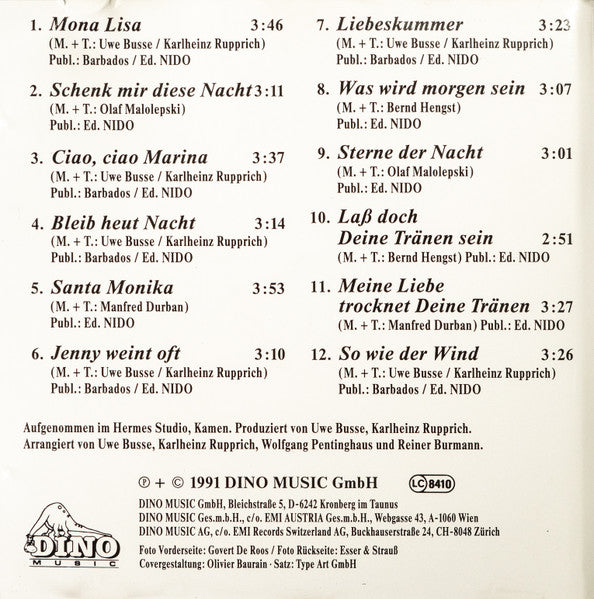 Die Flippers : Träume Einer Nacht (CD, Album)