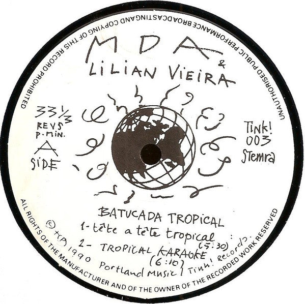 MDA (2) & Lilian Vieira : Batucada Tropical (12")