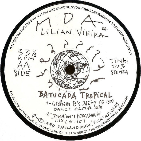 MDA (2) & Lilian Vieira : Batucada Tropical (12")