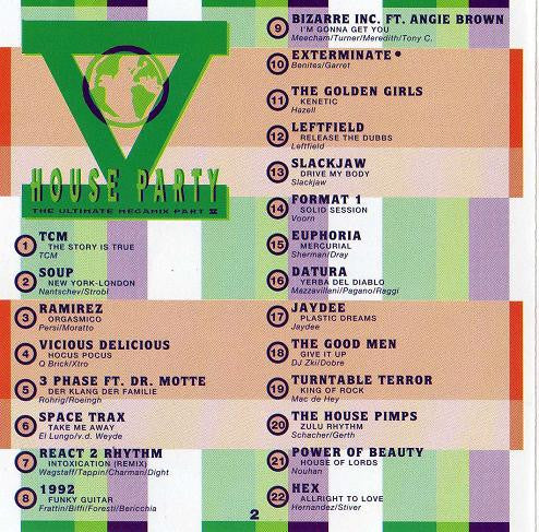 Various : House Party V - The Ultimate Megamix Part V (CD, Mixed)