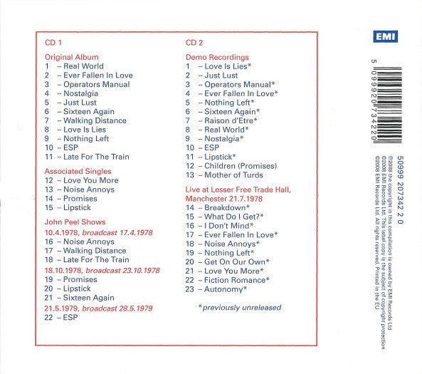 Buzzcocks : Love Bites (2xCD, Album, RM, S/Edition, Dig)